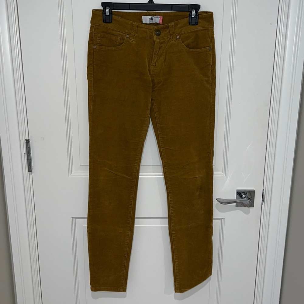 Cabi umber skinny corduroy pants